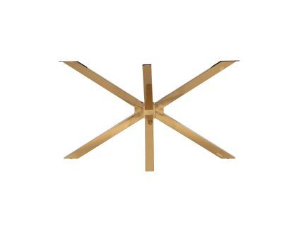 Jedálenský stôl Matrix so zlatým podstavcom