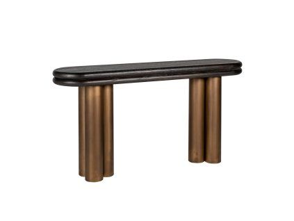 Konzola Macaron čierna rustikálna