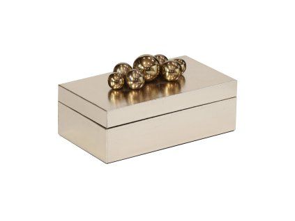 Úložný box Norah zlatý