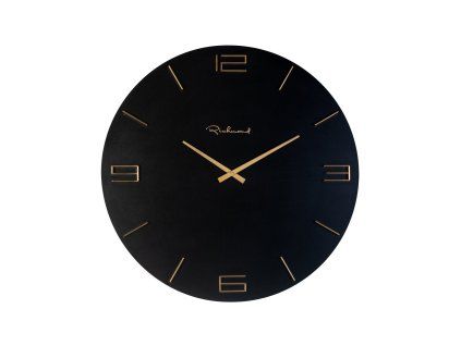 Hodiny Byram čierno-zlaté