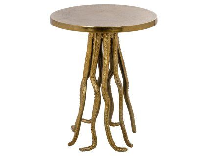Koncový stolík Macey zlatý