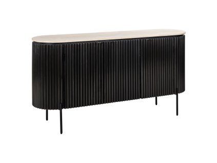 Komoda Hampton tmavohnedá