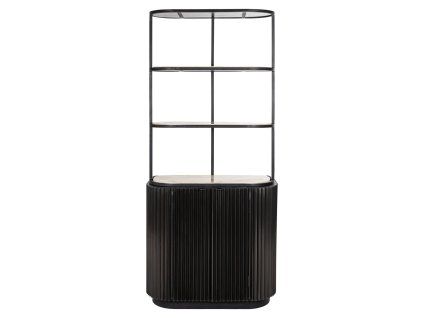 Úložná skrinka Hampton tmavohnedá