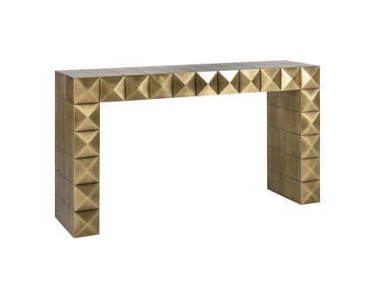 Konzola Collada brúsená zlatá