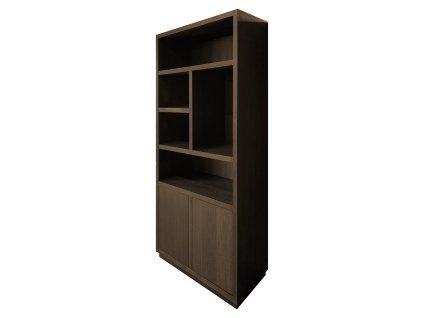 Vitrína Oakura hnedá