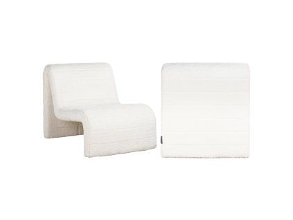 Lehátko Kelly krásne biele