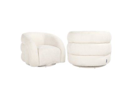 Otočné kreslo Arcus s bielym jednorožcom