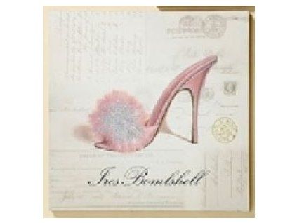 Obraz ružová lodička 40x40cm