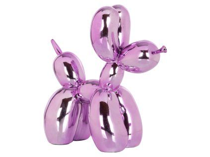 Dekoratívny predmet Pes ružový