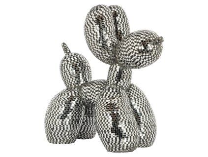 Dekoratívny predmet Pes strieborný malý