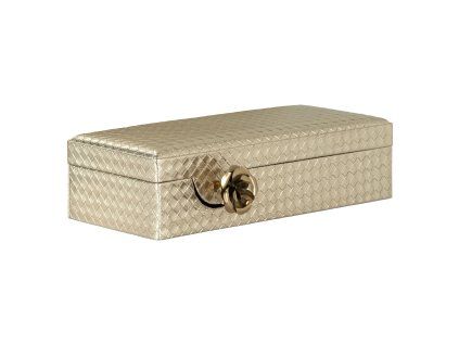 Úložný box Trace zlatý malý