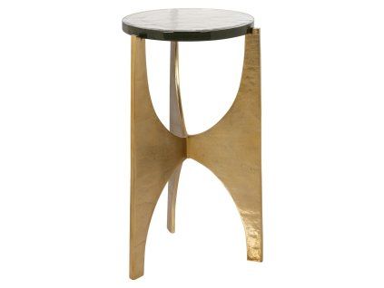 Koncový stolík Avery zlatý