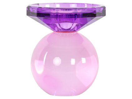 Svietnik Una ružový