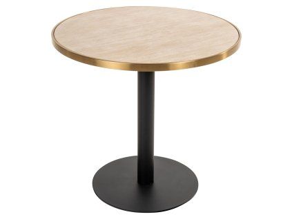 Bistro stôl Brazza béžový 80Ø