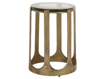Koncový stolík Rixo zlatý