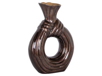 Váza Suen tmavohnedá malá