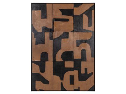 Nástenné umenie Cascade hnedé