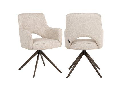 Jedálenská stolička Ginerva biscotti otočná