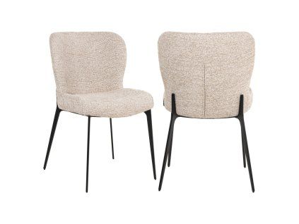 Jedálenská stolička Sergio prírodná lineárna