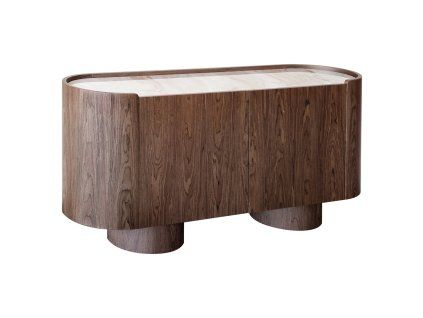 Komoda Callahan hnedá 2-dverová