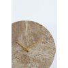 Hodiny Ø20 cm MORENO mramorovo hnedé