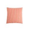 Vankúš 45x45 cm HAYDEN krémový+koralový