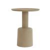 Príručný stolík Ø39x52 cm MILAKI béžový