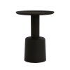 Príručný stolík Ø39x52 cm MILAKI čierny