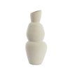 Váza Ø19x46,5 cm ARAM keramika krémová