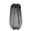 Váza Ø21x38 cm MURELA sklo sivá