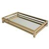tray rect gold