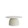 Príručný stolík Ø70x33,5 cm VEGLIA krémová