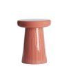 Príručný stolík Ø41x51 cm NUNOA koralový