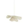 Závesná lampa Ø60x22 cm ELCKA krémová