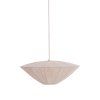 Závesná lampa Ø60x25 cm SATILLA krémová