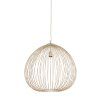 Závesná lampa Ø56x55 cm RILANA matná béžová