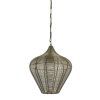 Závesná lampa Ø36x40 cm ALVARO antický bronz