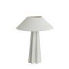 Stolová lampa Ø38x49 cm CUKAI matná biela