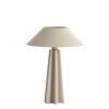 Stolná lampa Ø38x49 cm CUKAI matná béžová