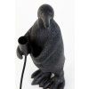 Stolová lampa E14 12x12x24 cm PENGUIN matná čierna