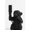 Stolová lampa E14 13x12,5x23,5 cm MONKEY matná čierna