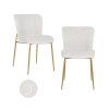 Jedálenská stolička Odessa biela buklé (Sada 2 ks)