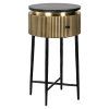 Koncový stolík Ironville zlatý