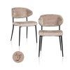 Jedálenská stolička Bea ovečka prírodná (Sada 2 ks)