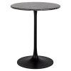 Bistro stôl Carlten čierny 65Ø
