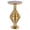 Končný stolík Empire brúsené zlato