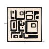 Nástenné umenie Shanita čiernobiele