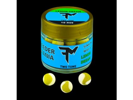 37394 feedermania sinking wafters two tone 10 mm lemon dream