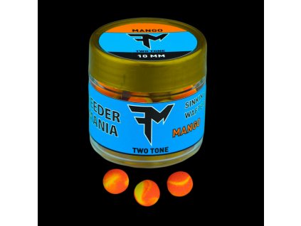 37391 feedermania sinking wafters two tone 10 mm mango