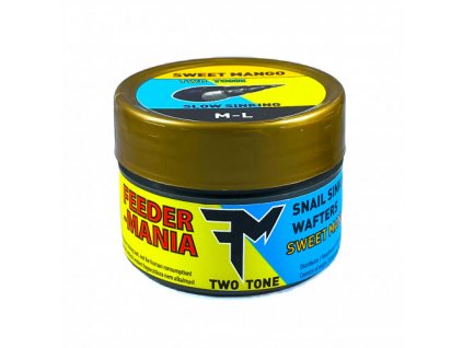 35987 feedermania snail sinking wafters two tone m l sweet mango